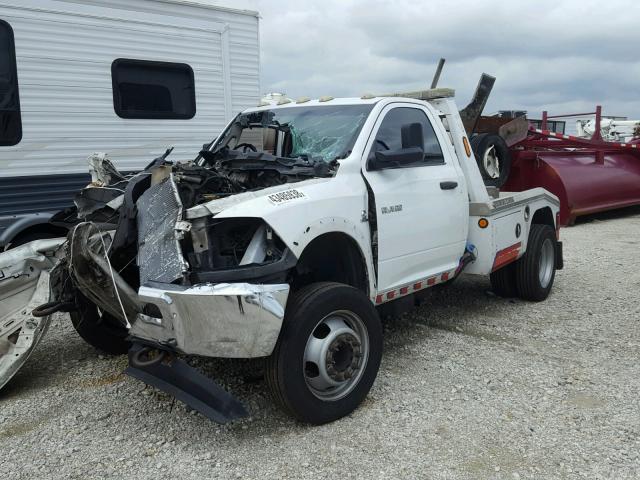 3D6WA6EL5BG500239 - 2011 DODGE RAM 4500 S WHITE photo 2