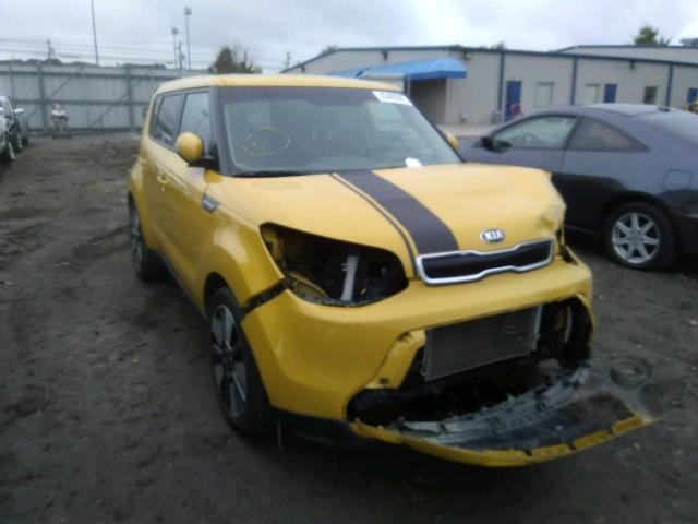 KNDJX3A53E7016123 - 2014 KIA SOUL ! YELLOW photo 1