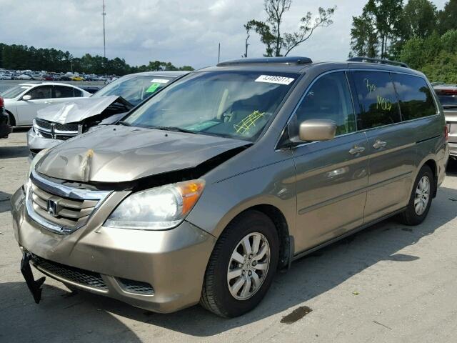 5FNRL3H76AB081509 - 2010 HONDA ODYSSEY EX GOLD photo 2