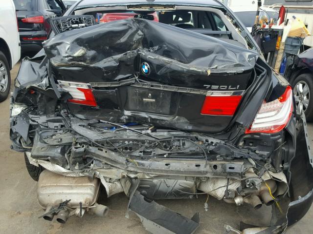 WBAKC6C58ACL67980 - 2010 BMW 750 I BLACK photo 9