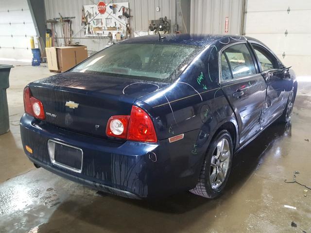 1G1ZH57B794209898 - 2009 CHEVROLET MALIBU 1LT BLUE photo 4