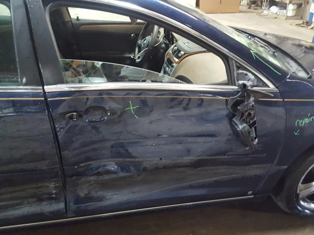 1G1ZH57B794209898 - 2009 CHEVROLET MALIBU 1LT BLUE photo 9