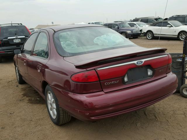 1FAFP66L4WK283032 - 1998 FORD CONTOUR LX ORANGE photo 3