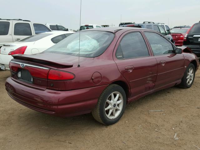 1FAFP66L4WK283032 - 1998 FORD CONTOUR LX ORANGE photo 4