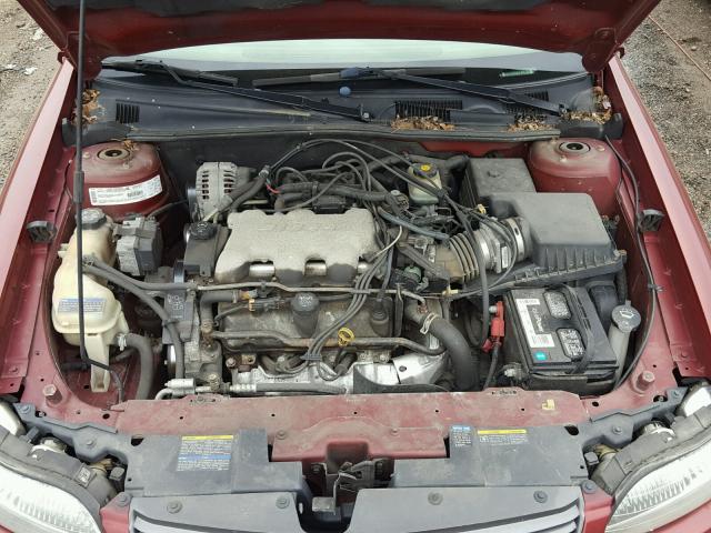 1G1NE52JX2M647942 - 2002 CHEVROLET MALIBU LS Bordo foto 7