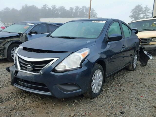 3N1CN7AP2GL859514 - 2016 NISSAN VERSA S BLUE photo 2