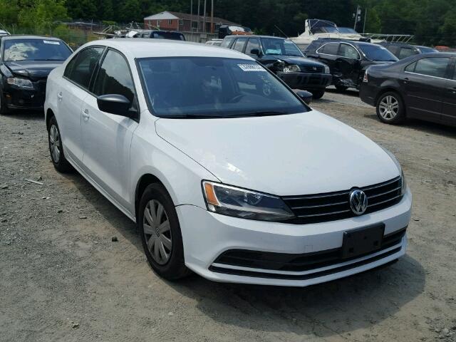 3VW2K7AJ7FM288086 - 2015 VOLKSWAGEN JETTA BASE Սպիտակ լուսանկար 1