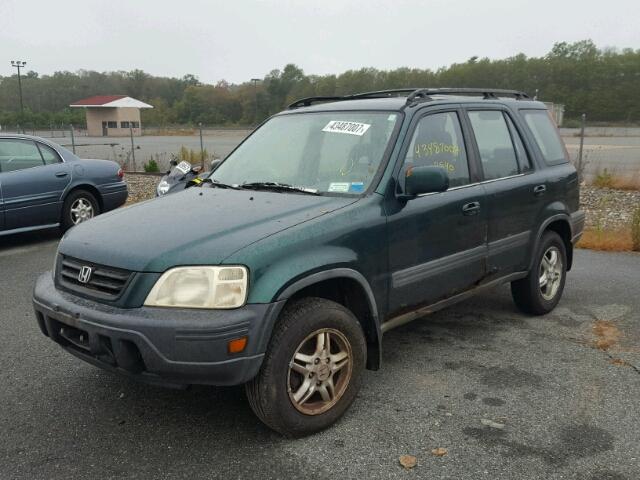 JHLRD1766XC042423 - 1999 HONDA CR-V EX GREEN photo 2