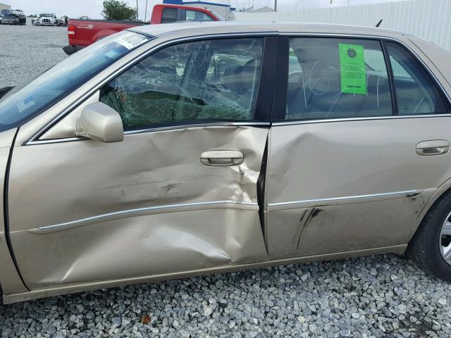 1G6KD57YX6U148442 - 2006 CADILLAC DTS GOLD photo 9