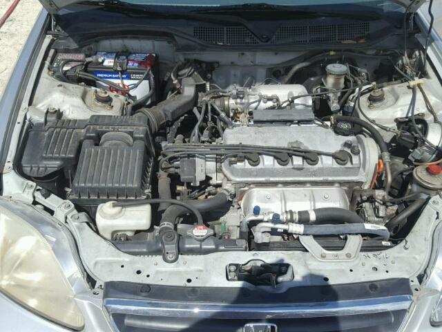 1HGEJ8245YL060224 - 2000 HONDA CIVIC EX SILVER photo 7