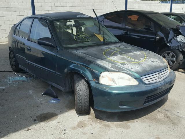 2HGEJ6617XH587682 - 1999 HONDA CIVIC BASE GREEN photo 1