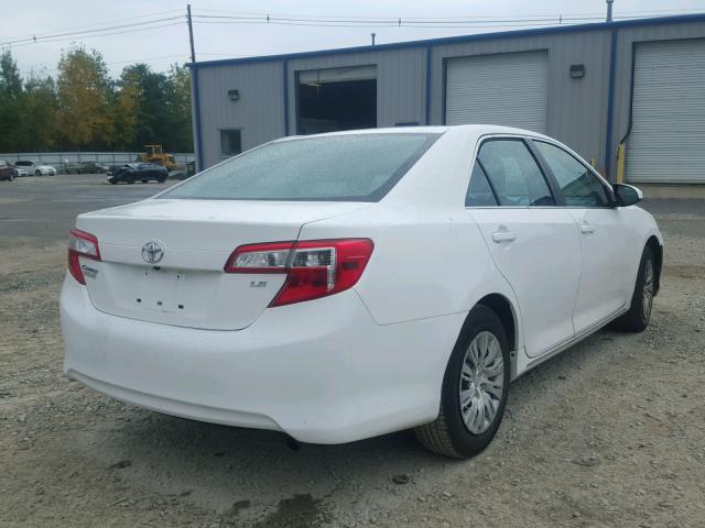 4T4BF1FK4ER357916 - 2014 TOYOTA CAMRY WHITE photo 4