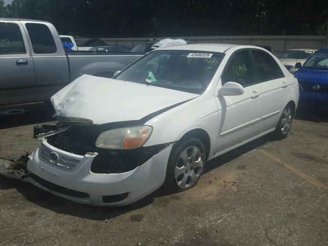 KNAFE121775469345 - 2007 KIA SPECTRA EX WHITE photo 2