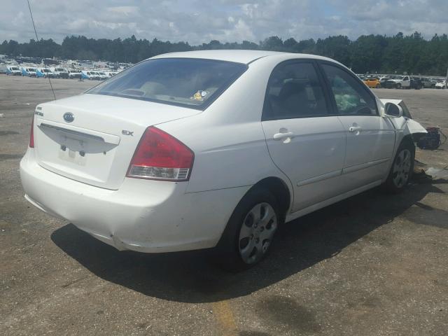 KNAFE121775469345 - 2007 KIA SPECTRA EX WHITE photo 4