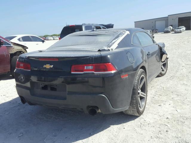 2G1FA1E34E9147587 - 2014 CHEVROLET CAMARO LS BLACK photo 4