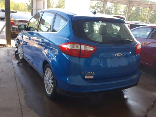 1FADP5CU1DL532389 - 2013 FORD C-MAX PREM BLUE photo 3