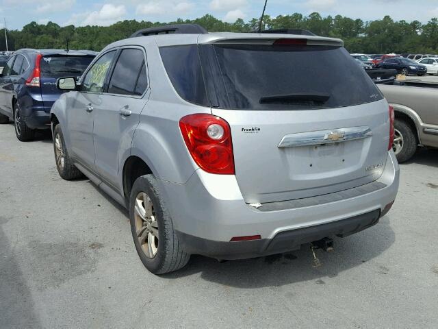 2GNALDEK3D6212523 - 2013 CHEVROLET EQUINOX LT SILVER photo 3