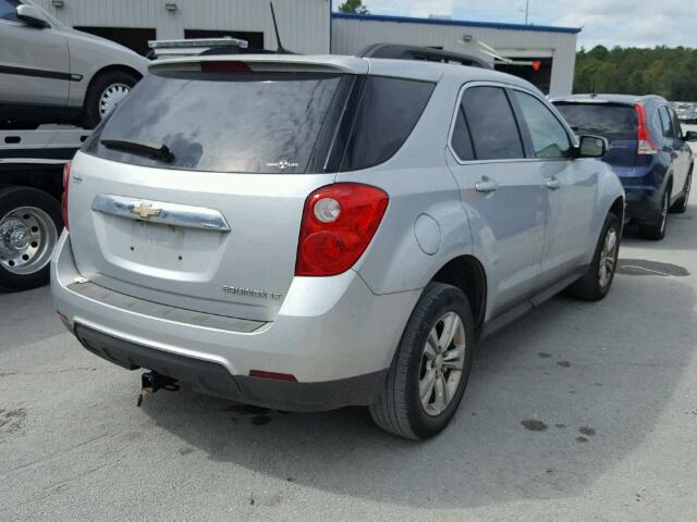 2GNALDEK3D6212523 - 2013 CHEVROLET EQUINOX LT SILVER photo 4