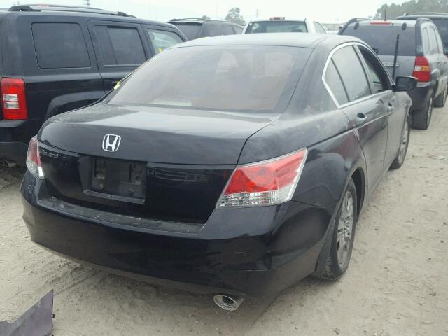 1HGCP2F46AA038375 - 2010 HONDA ACCORD BLACK photo 4