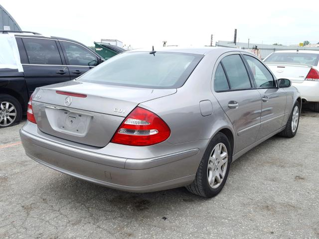 WDBUF26J25A731203 - 2005 MERCEDES-BENZ E 320 CDI TAN photo 4