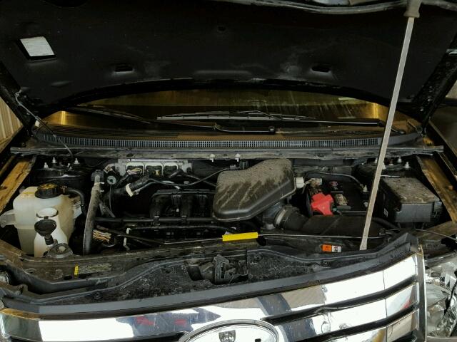 2FMDK3GC8ABA82889 - 2010 FORD EDGE Чорний фото 7
