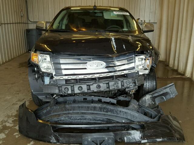 2FMDK3GC8ABA82889 - 2010 FORD EDGE BLACK photo 9