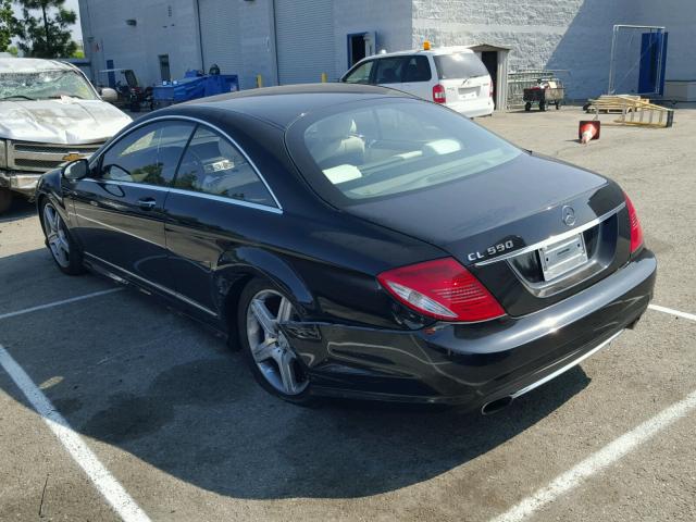 WDDEJ71X18A017764 - 2008 MERCEDES-BENZ CL 550 BLACK photo 3