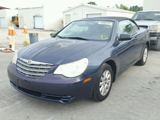 1C3LC45K38N171009 - 2008 CHRYSLER SEBRING BLUE photo 2