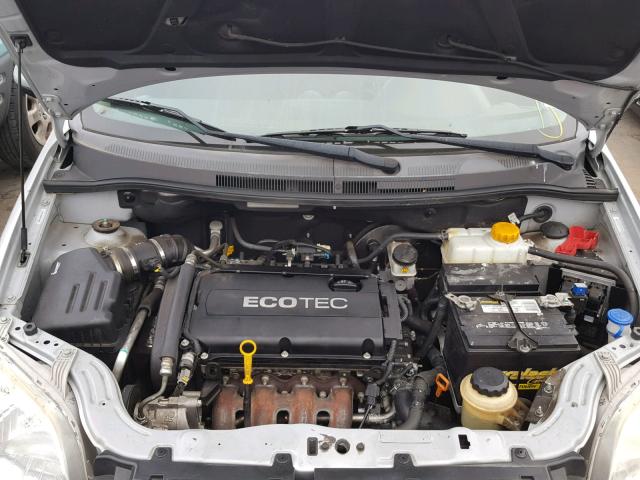 KL1TD5DE4BB169084 - 2011 CHEVROLET AVEO LS SILVER photo 7