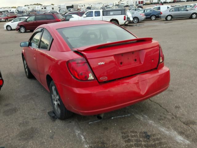 1G8AV12F95Z102729 - 2005 SATURN ION RED photo 3