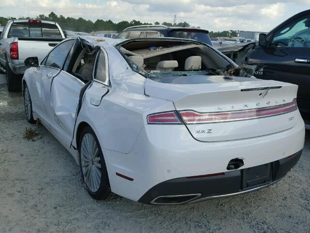 3LN6L5E9XHR606404 - 2017 LINCOLN MKZ RESERV WHITE photo 3