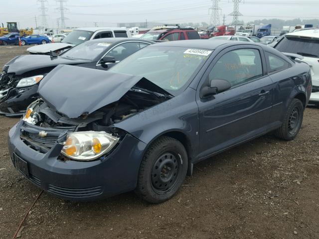 1G1AS18H697124589 - 2009 CHEVROLET COBALT CHARCOAL photo 2