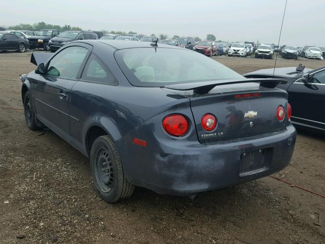 1G1AS18H697124589 - 2009 CHEVROLET COBALT CHARCOAL photo 3