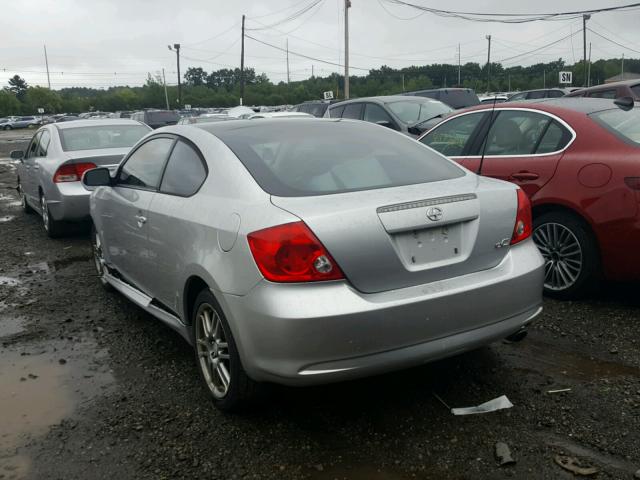 JTKDE177150046576 - 2005 TOYOTA SCION TC SILVER photo 3