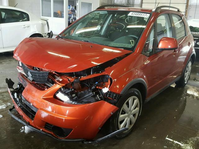 JS2YB5A33A6300378 - 2010 SUZUKI SX4 BASE ORANGE photo 2