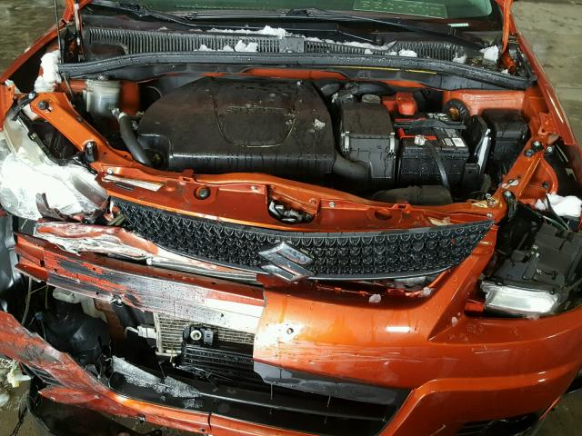 JS2YB5A33A6300378 - 2010 SUZUKI SX4 BASE ORANGE photo 7