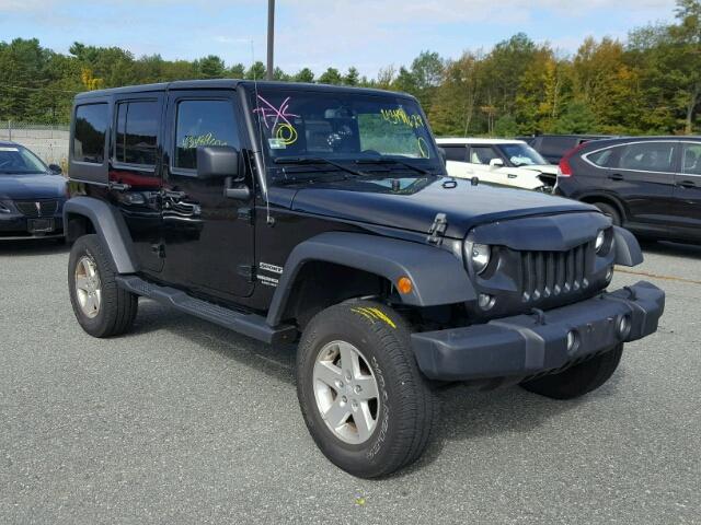 1C4BJWDG6EL260294 - 2014 JEEP WRANGLER U BLACK photo 1