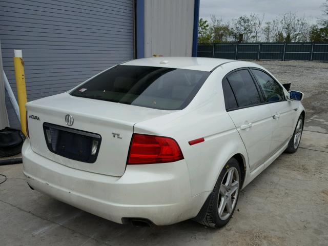 19UUA662X5A072675 - 2005 ACURA TL WHITE photo 4