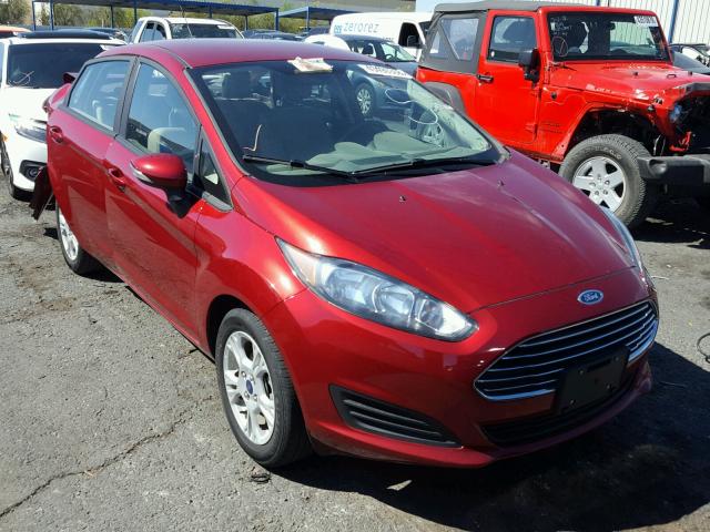 3FADP4BJ8GM185017 - 2016 FORD FIESTA SE RED photo 1