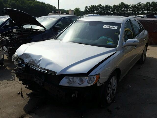 KMHFC46F17A244020 - 2007 HYUNDAI AZERA SE SILVER photo 2