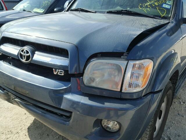 5TDZT34A06S266174 - 2006 TOYOTA SEQUOIA SR BLUE photo 9