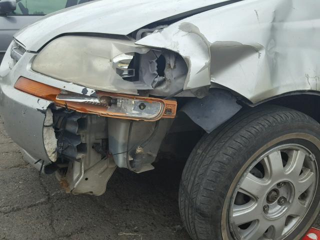 KL1TD52665B356861 - 2005 CHEVROLET AVEO BASE Gümüş foto 9