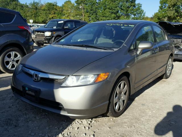 2HGFA16568H526349 - 2008 HONDA CIVIC GREEN photo 2