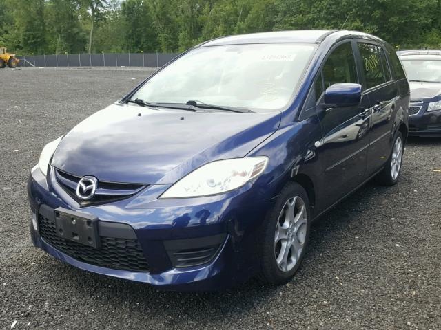 JM1CR29L880308475 - 2008 MAZDA 5 BLUE photo 2