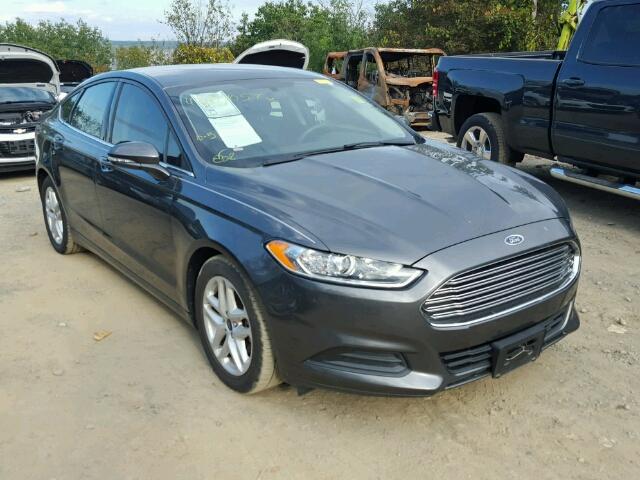 3FA6P0H79FR113614 - 2015 FORD FUSION SE GRAY photo 1