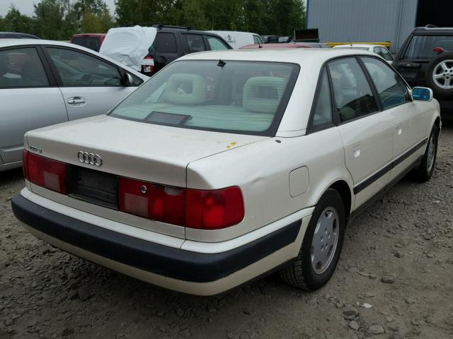 WAUBJ54A1NN015569 - 1992 AUDI 100 S WHITE photo 4