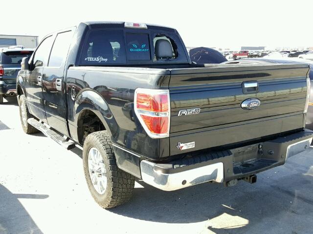 1FTFW1CT3BFD08140 - 2011 FORD F150 SUPER BLACK photo 3