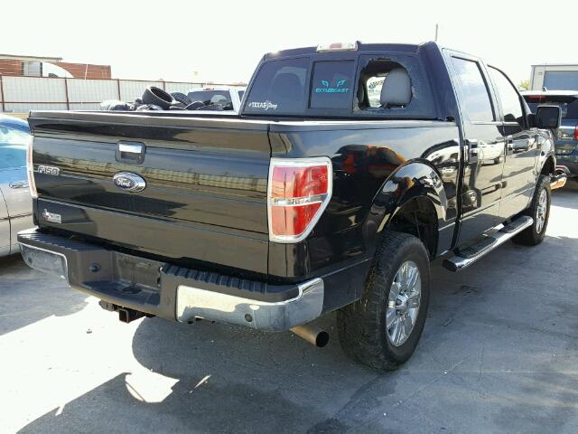 1FTFW1CT3BFD08140 - 2011 FORD F150 SUPER BLACK photo 4