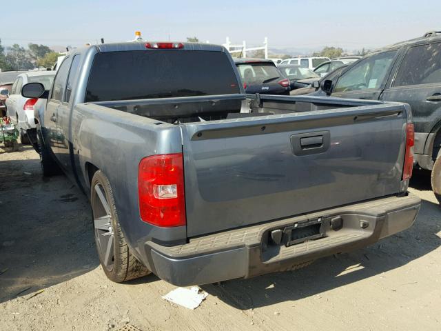 2GCEC19J571663951 - 2007 CHEVROLET SILVERADO BLUE photo 3