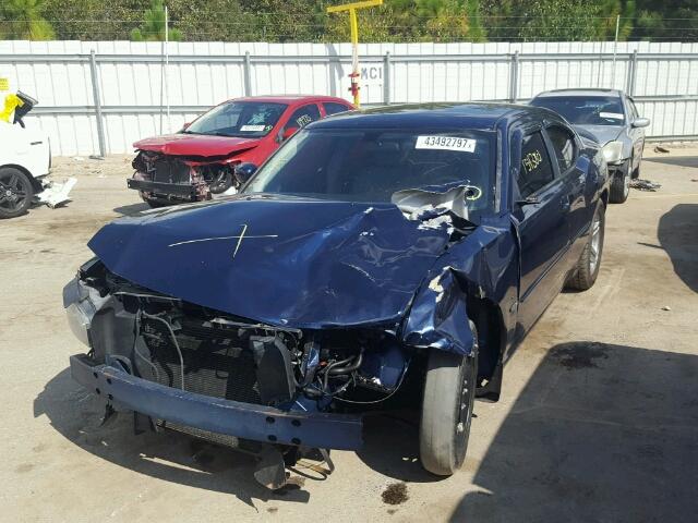 2B3KA53H26H162917 - 2006 DODGE CHARGER BLUE photo 2